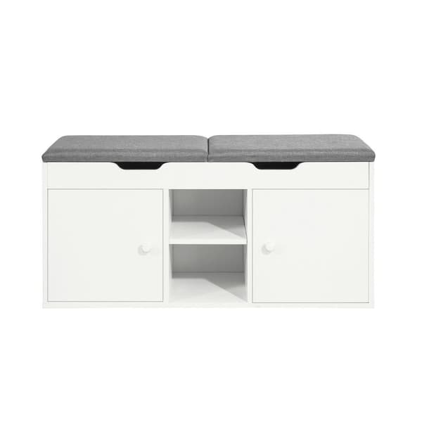 Bænk, FSR96-W, 34x48x100 cm, Hvid