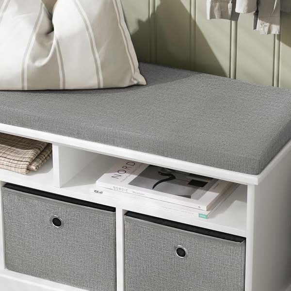 Skobänk, FSR67-HG, 35x50x96 cm, Grå