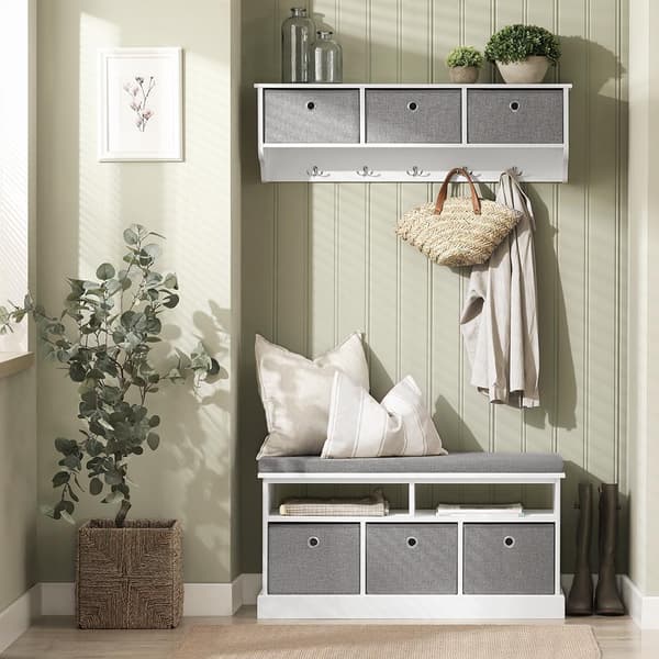 Skobänk, FSR67-HG, 35x50x96 cm, Grå