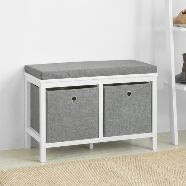 Skobænk, FSR81-HG, 70x30x50 cm, Grå