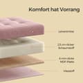 Miniatyrbild 3 av 5: Sittplats pall med förvaringsutrymme, SONGMICS LSF028G01, 30x30x30 cm, Mörkgrå