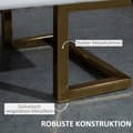 Miniatyrbillede 4 af 9: Bænk, 120x43x42 cm, Hvid Guld