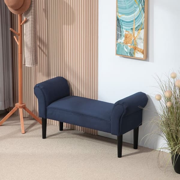 Bäddbänk, 102x36x51 cm, Blå