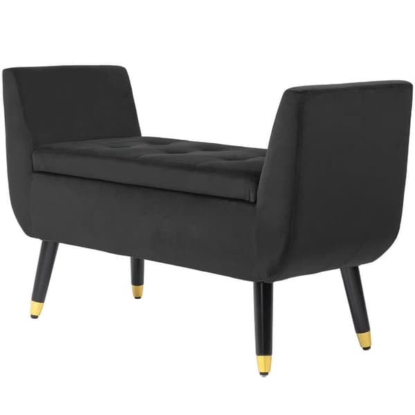 Bänk, Luxus, 107x42x65 cm, Mörkgrå