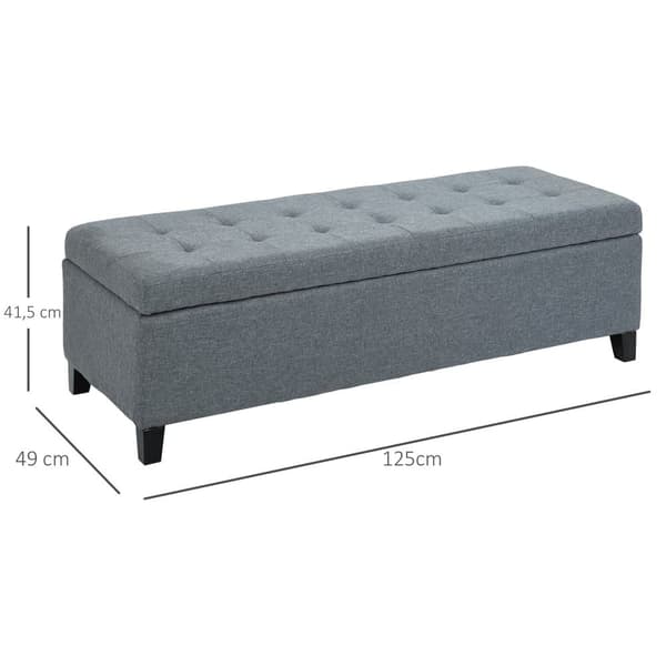 Penkki, 125P x 49L x 41,5K cm, Harmaa