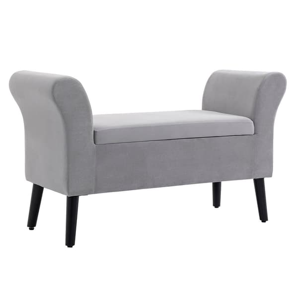 Bänk, 111.5x41x65 cm, Ljusgrå