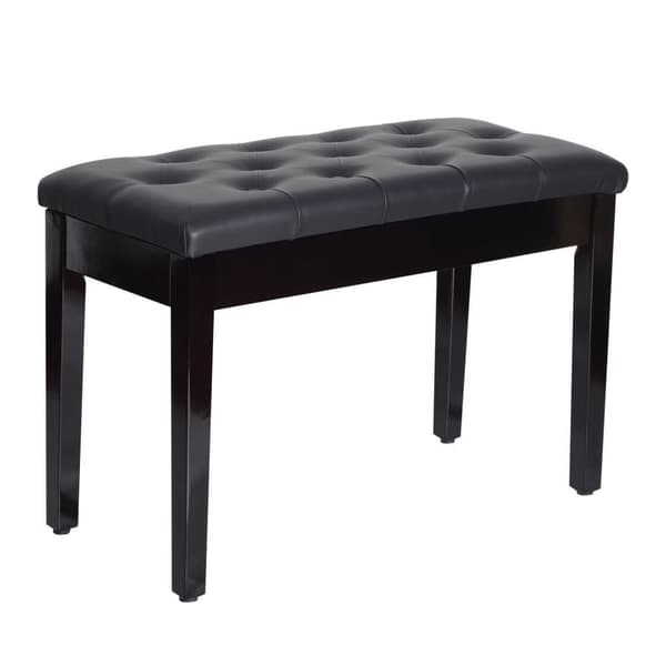 Piano Skammel, 76x36x50 cm, Sort