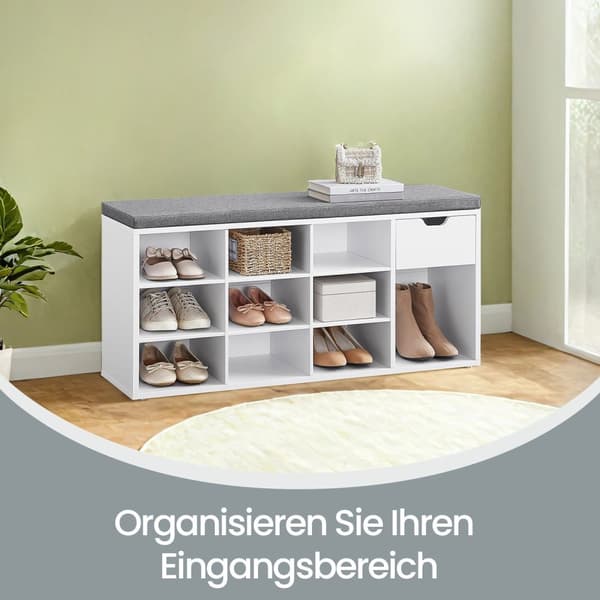 Schoenenbank – Met Open Vakken