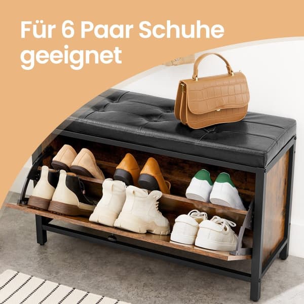 Shoe Bank - Vintage Brown - Svart