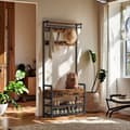 Miniatyrbillede 1 af 5: Coat Rack - Med Shoe Bank - 10 Haken