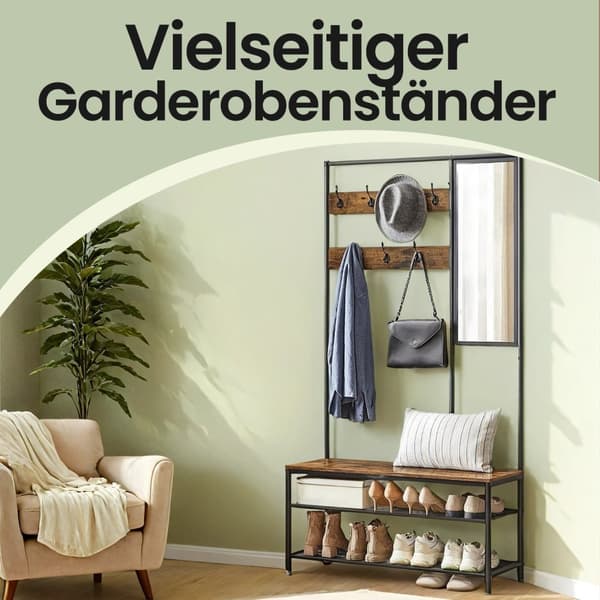 Frakke rack - med spejl
