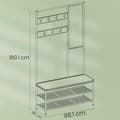 Miniatyrbillede 5 af 5: Frakke rack - med spejl