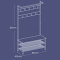 Miniatyrbillede 5 af 5: Coat Rack - Waterpipe Design