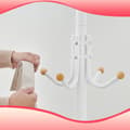 Miniatyrbild 4 av 5: Coat Rack - Metal Clothing Hanger - 12 Hooks - Garderob