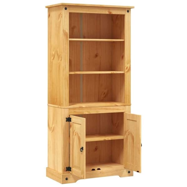 vidaXL skab Corona-serien 80x40x170 cm mexicansk fyrretræ