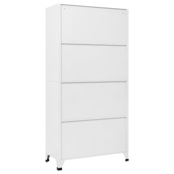 vidaXL Garderob för omklädningsrum med 12 fack 90x45x180 cm