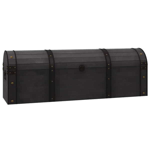 vidaXL Förvaringskista massivt trä vintagestil 120x30x40 cm