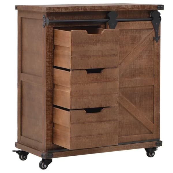 vidaXL Lipasto kuusipuu 64x33,5x75 cm ruskea
