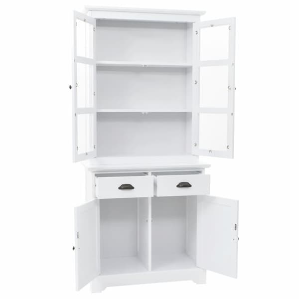 vidaXL Senkki 4 ovella MDF ja mänty 80x40x180 cm