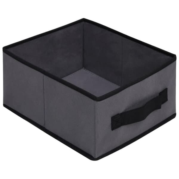 vidaXL Byrå med 6 lådor 55x29x55 cm grå stål