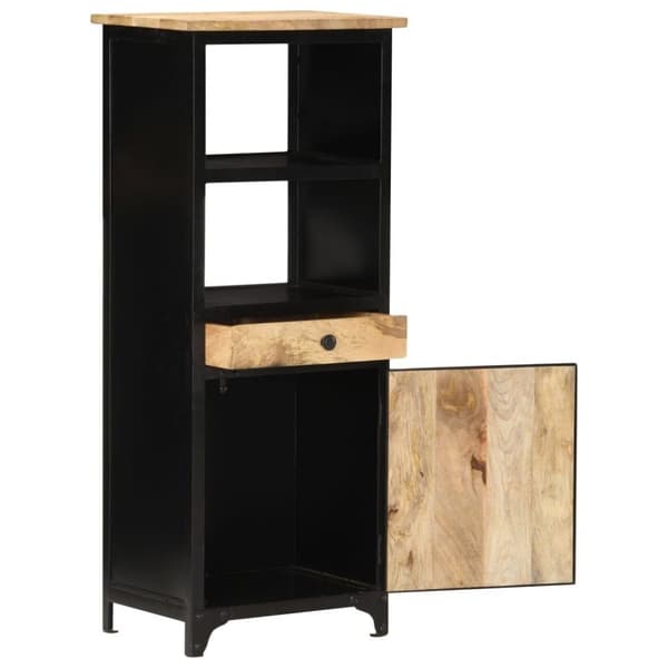 vidaXL Skåp 45x32x110 cm massivt mangoträ