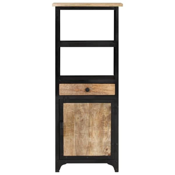 vidaXL Skåp 45x32x110 cm massivt mangoträ