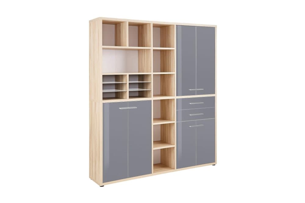 HAMBORN Hylla 191,9 Brun/Grå