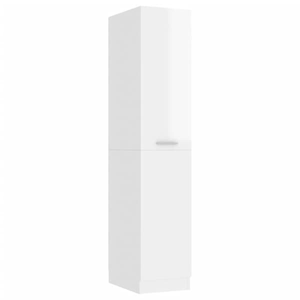 vidaXL Apoteksskåp vit högglans 30x42,5x150 cm konstruerat trä