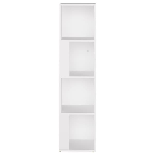 vidaXL Kulmakaappi valkoinen 33x33x132 cm lastulevy