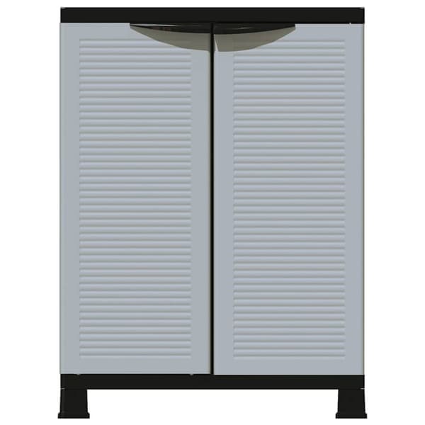 vidaXL Plastskåp 68x39x92 cm