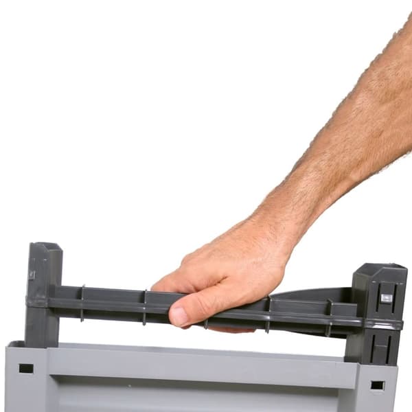 vidaXL Plastskåp 68x39x92 cm