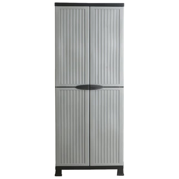 vidaXL Plastskåp 68x39x171,5 cm