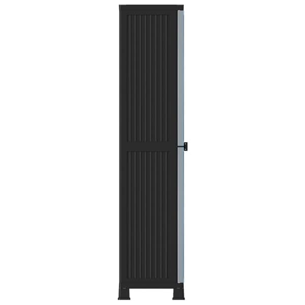 vidaXL Plastskåp 68x39x171,5 cm