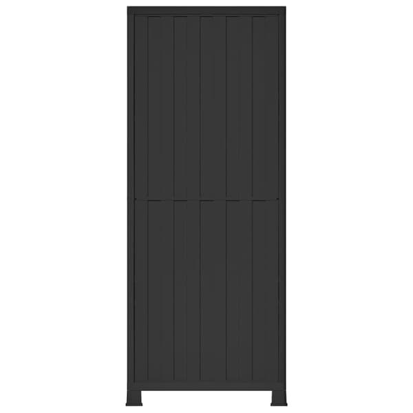vidaXL Plastskåp 68x39x171,5 cm