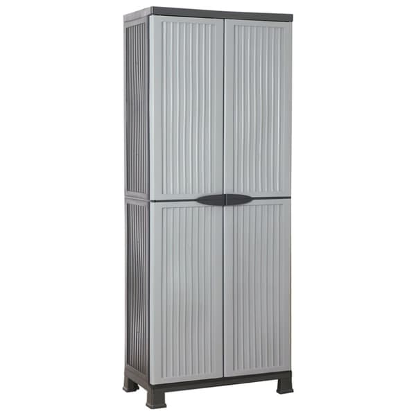 vidaXL Plastskåp 68x39x171,5 cm