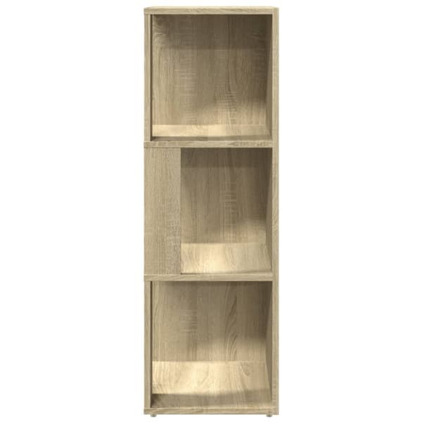 vidaXL hjørnereol 33x33x100 cm spånplade sonoma-eg