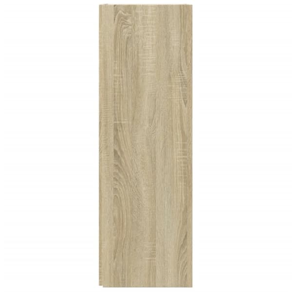 vidaXL hjørnereol 33x33x100 cm spånplade sonoma-eg