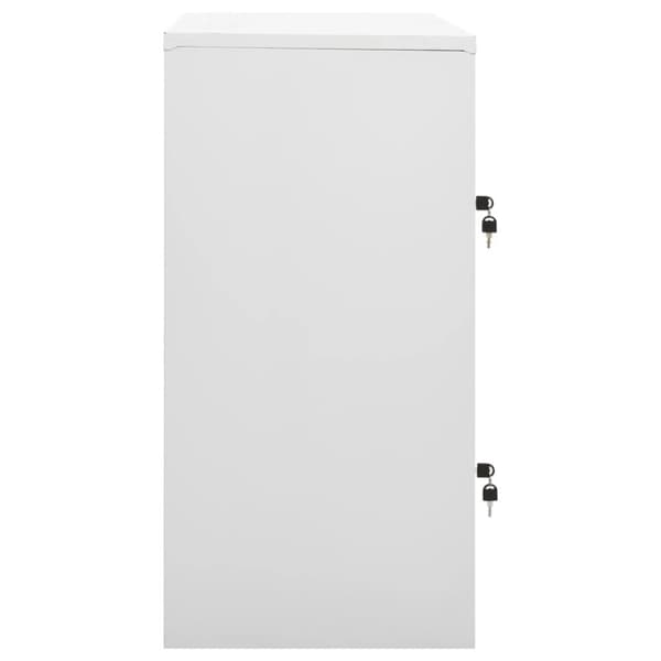 vidaXL skab 90x45x92,5 cm stål lysegrå og grøn