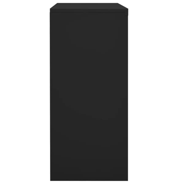 vidaXL Kontorskap med skyvedør 90x40x90 cm stål antrasitt