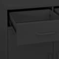 Miniatyrbilde 2 av 10: vidaXL Oppbevaringsskap antrasitt 80x35x101,5 cm stål