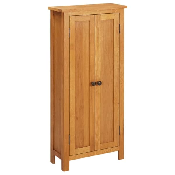 vidaXL Oppbevaringsskap 50x22x110 cm heltre eik