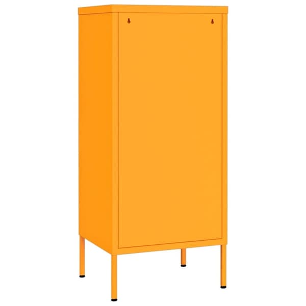 vidaXL opbevaringsskab 42,5x35x101,5 cm stål sennepsgul