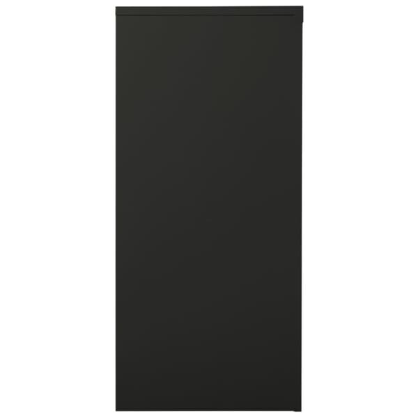 vidaXL Skap med skyvedør 90x40x90 cm stål antrasitt