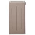 Miniatyrbillede 3 af 8: vidaXL opbevaringsskab til haven 65x45x88 cm PP trælook brun