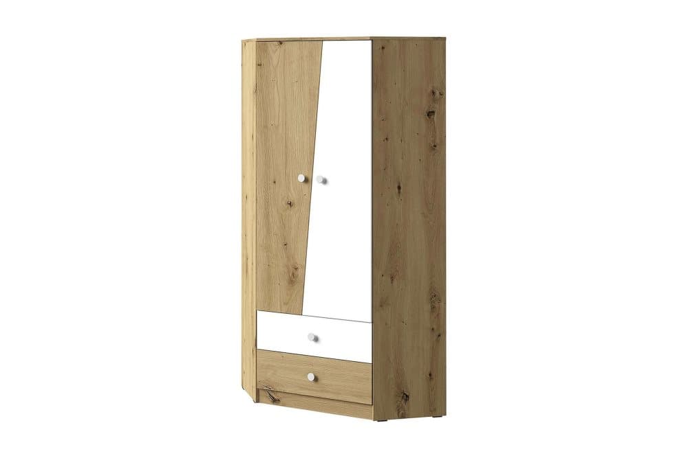 WAGES Garderob 87 cm Natur/Vit