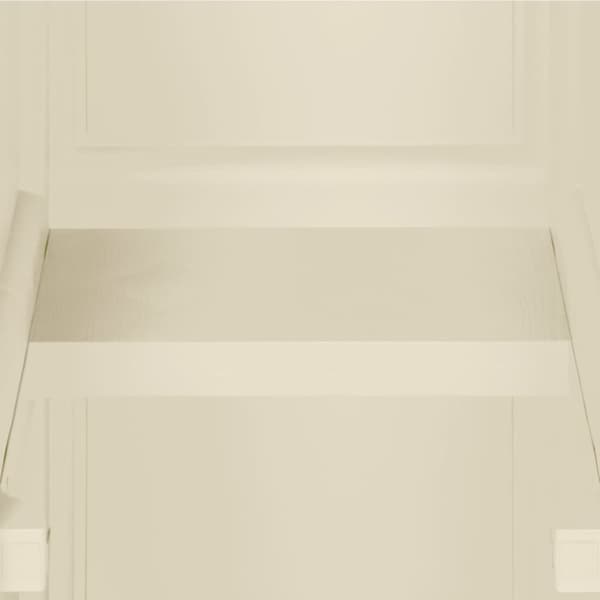 vidaXL Plastskap 40x43x125 cm tredesign hvit angora