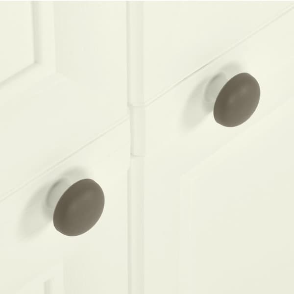 vidaXL plastikskab 79x43x85,5 cm trædesign vaniljehvid