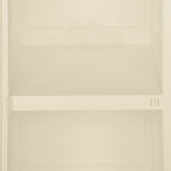 vidaXL plastikskab 40x43x85,5 cm trædesign angorahvid