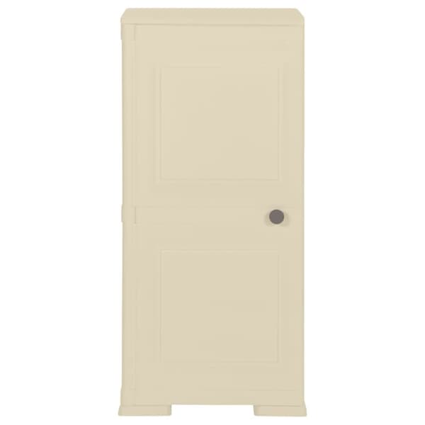 vidaXL plastikskab 40x43x85,5 cm trædesign angorahvid