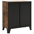 Miniatyrbillede 5 af 11: vidaXL opbevaringsskabe 2 stk. 72x36x82 cm metal og MDF rustikbrun